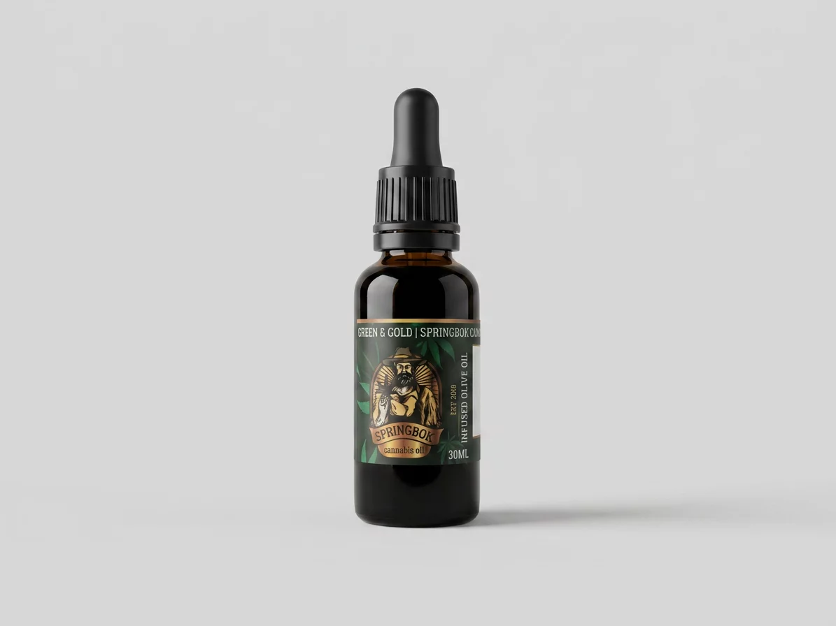 Infused Oil 30ml 600mg THC - Balanced cannabis infused oil for edibles and wellness | Springbok Society