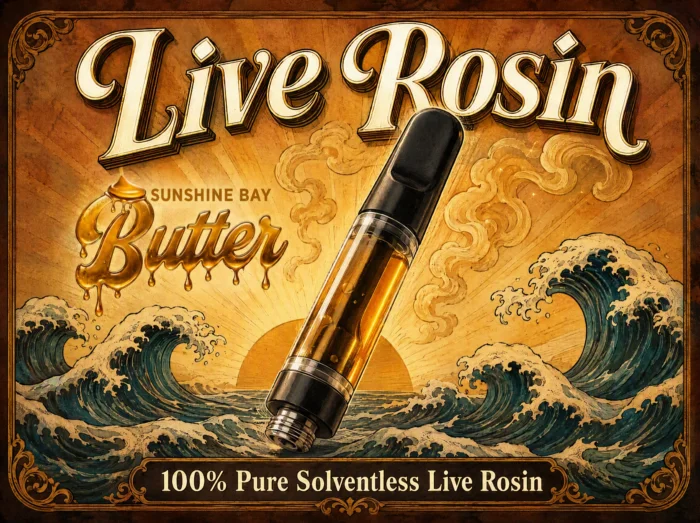Sunshine Bay live rosin 1ml 510 dab cart