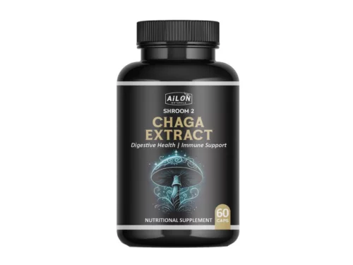 Organic Chaga Extract 60 Caps bottle